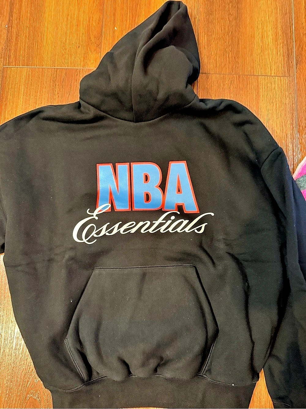 Fear of God NBA Essentials Hoodie Black Cotton Blend Hoodie new sixers LeBron